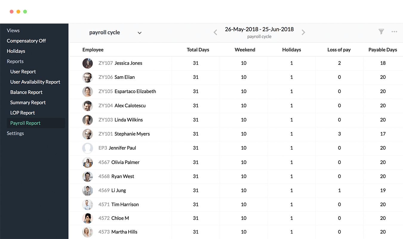 员工工资管理系统-Zoho People